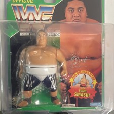 Hasbro WWE Yokozuna Action Figure Real Wrestling Action Sumo Smash