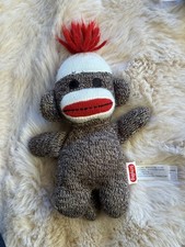 Schylling 7  Sock Monkey Plush Stuffed Animal