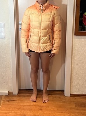 Bogner Damen Skijacke 36 Orange Daunen etwas ausgebleicht