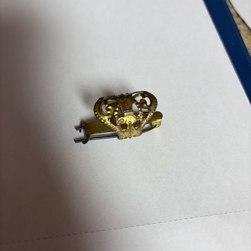 Antique Brass Metal Hair Barrette Patented  Sept. 15th, 1914
