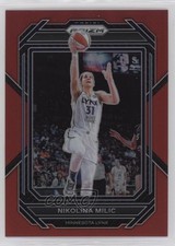 2023 Panini Prizm WNBA Red Prizm /199 Nikolina Milic #28 Rookie RC ng3