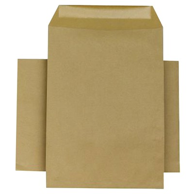 Q-Connect C4 Briefumschläge Tasche gummiert 80 g/m² Manilla 250 Stück KF3428