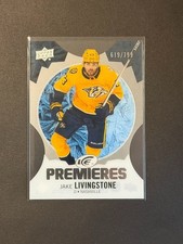 Jake Livingstone 2023-24 Upper Deck Ice Ice Premieres Rookie Card # 197 619/799. rookie card picture