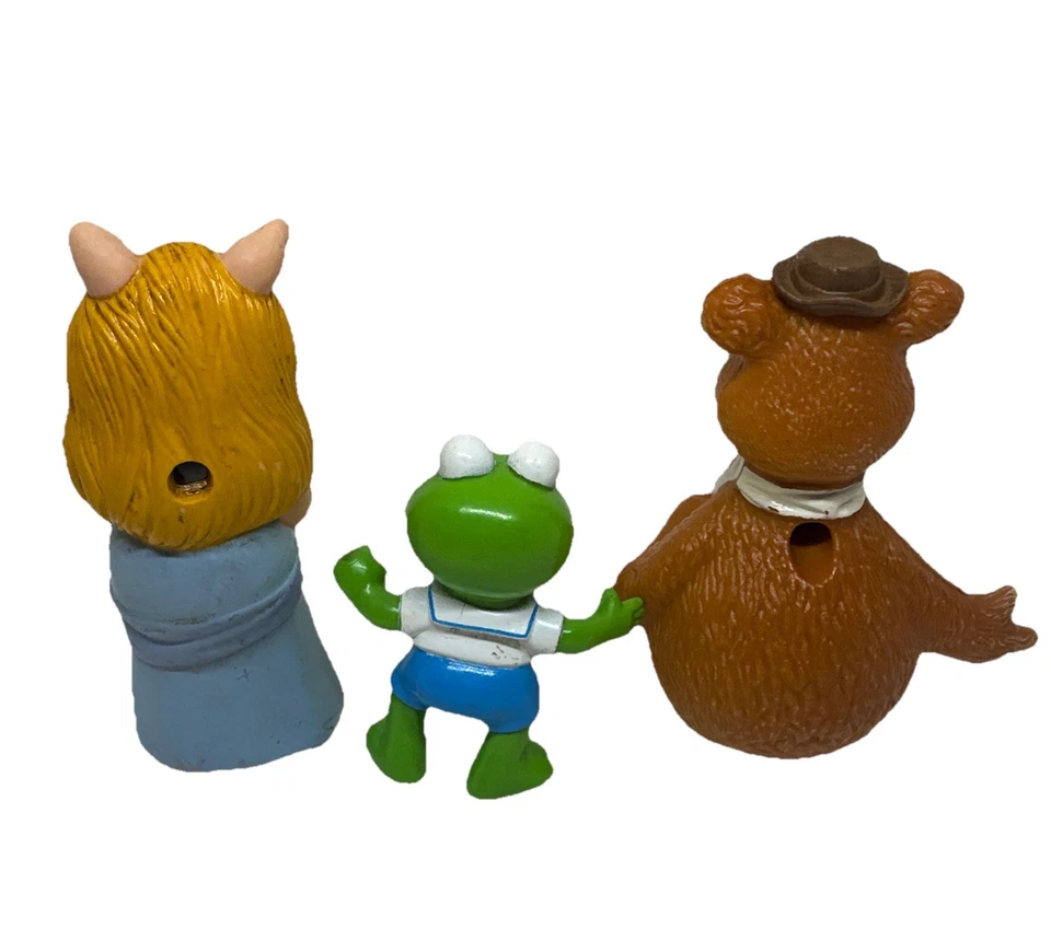Figura de marioneta Fozzie Bear, Ms Piggy dedo y Kermit la rana / The Muppet Show Foto 2 de 4