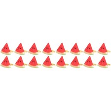  4 PCS Watermelon Napkin Rings Set Table Metal Holder Fruit Themed Holders