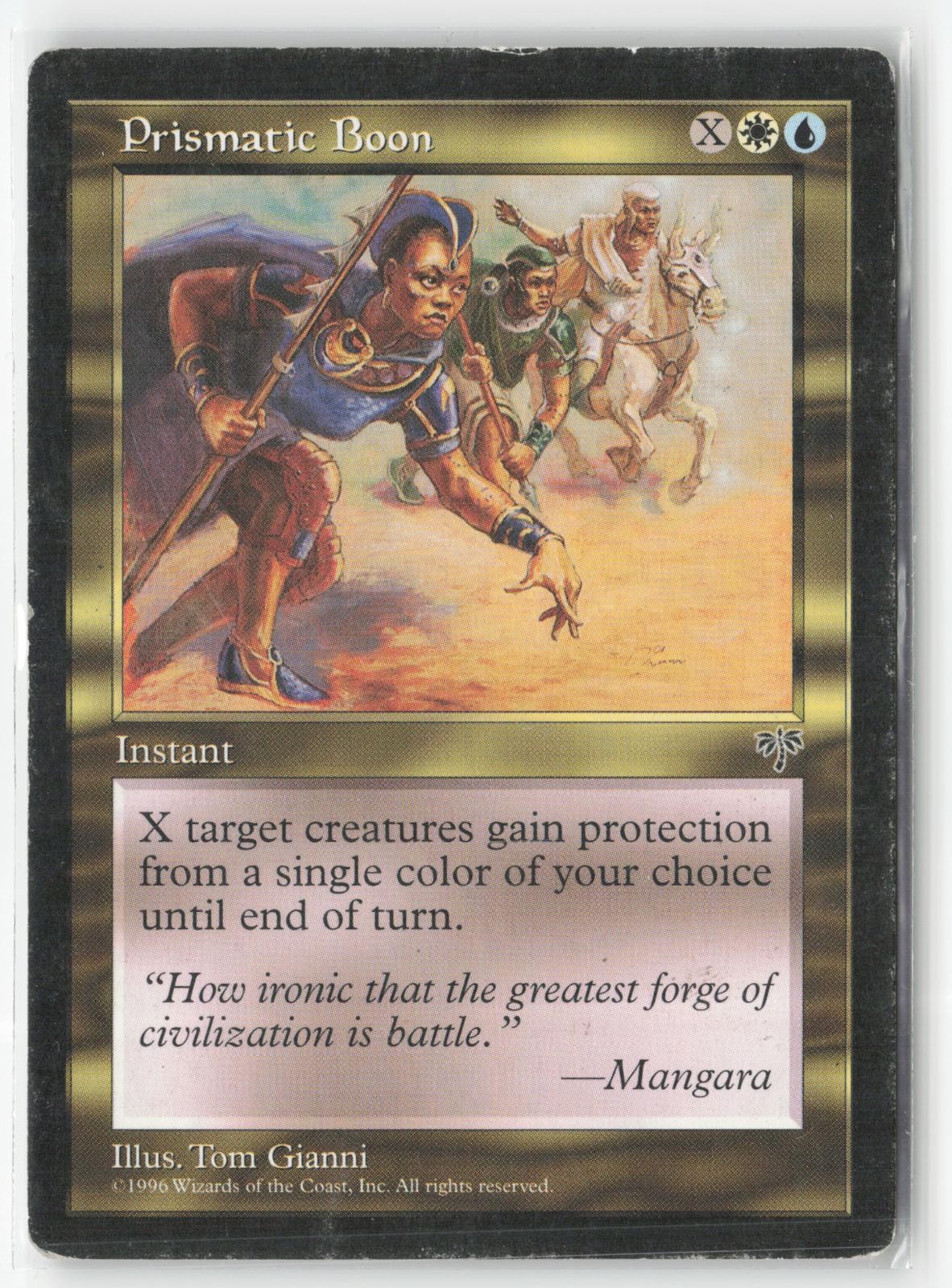 Prismatic Boon Uncommon Mirage Magic: The Gathering Near Mint