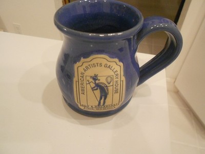 AMERICANS ARTIST GALLERY HOUSE MUG TAOS, NEW MEXICO DENEEN POTTERY