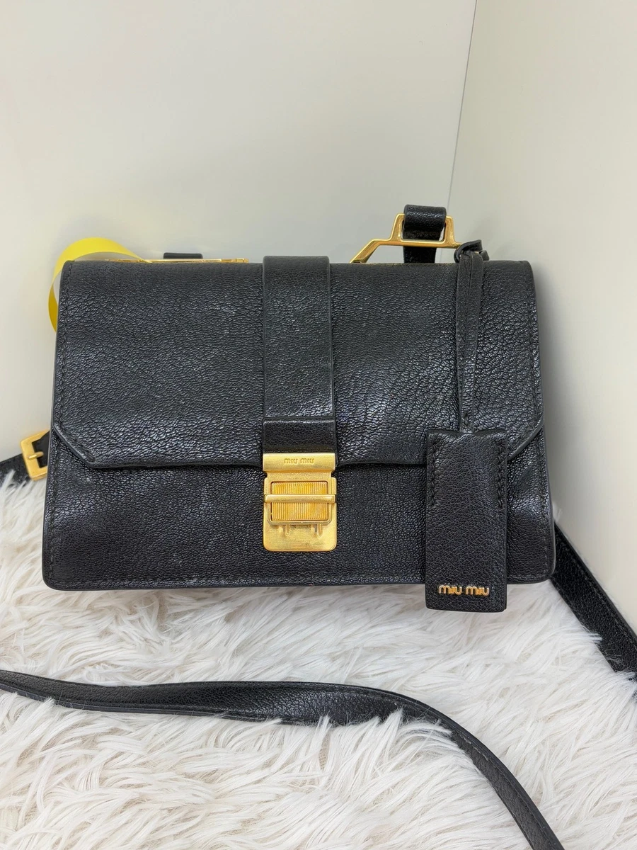 Miu Miu Shoulder Bag Black Bags & Handbags for Women for sale | eBay