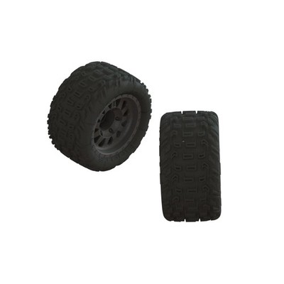 ARRMA 1/10 dBoots Katar MT Pre Mounted Tire 14mm Hex 2 ARA550091 RC Tire