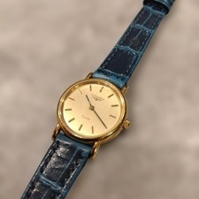 Vintage Longines Grand Classic Gold Dial Women's Quartz Watch Used Japan