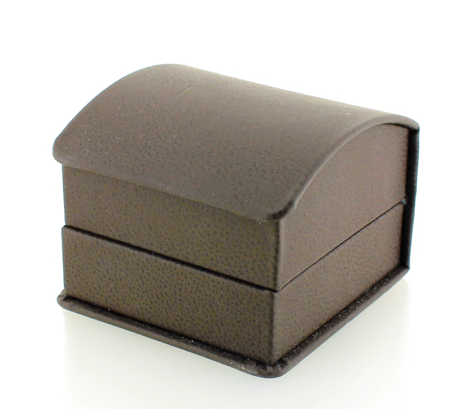 Brincos femininos de ouro rosa 10K com armação redonda de diamante 3/8 CTTW - Imagem 2 de 2