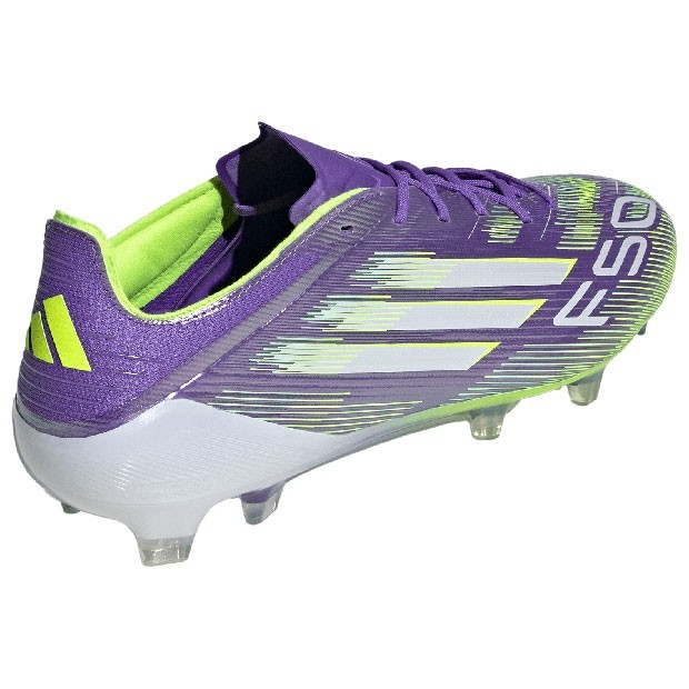 adidas Soccer Cleats F50 ELITE FG Purple Rush/Footwear White