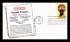INDIANA 150TH ANNIVERSARY FIRST DAY COVER FDC SCOTT 1333 COLLINS