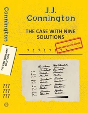 The Case With Nine Solutions by JJ Connington (English) Paperback Book