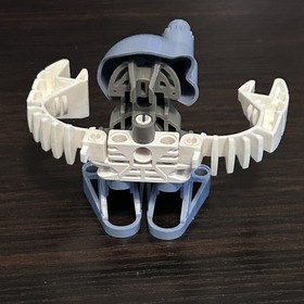LEGO Bionicle Matoro 1393 McDonalds Matoran Figure Complete w Disk 2001 Vtg Grey