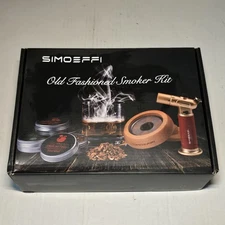 Cocktail Smoker Kit w 1xSmoker Kit, 1xTorch, 4xFlavored Smoker Chips, 2xFilters