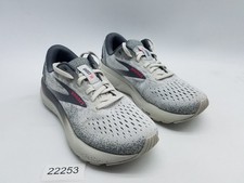 Brooks Ghost 16 Women's Size 7 B Medium Running Shoes White Gray