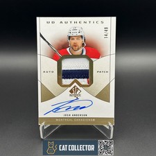 2024-25 UD SP Authentic JOSH ANDERSON #UDAP-JA UD Authentics /49 Auto Patch
