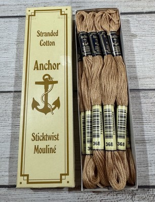 12 Anchor Threads 368 Embroidery Cross Stitch Needlepoint Thread Skeins T15