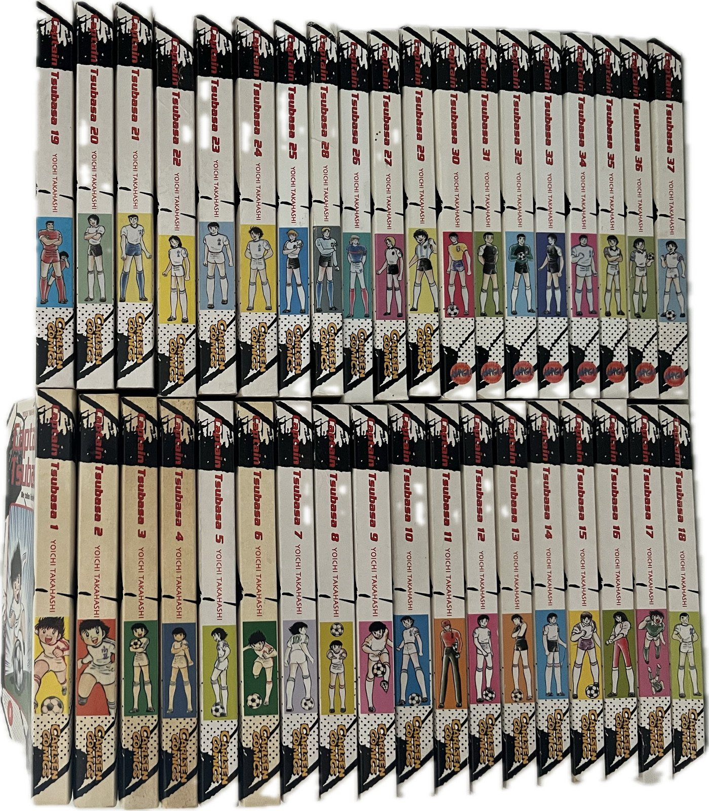 Captain Tsubasa 01-37 serie completa manga alemán