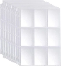 9 Pocket Page Protector - 648 Pockets Premium Double Side 36 Sheets, Clear 