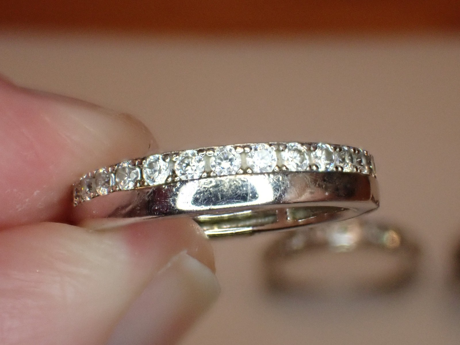 Six Solid Silver rings Including A beautiful Dolp… - image 7