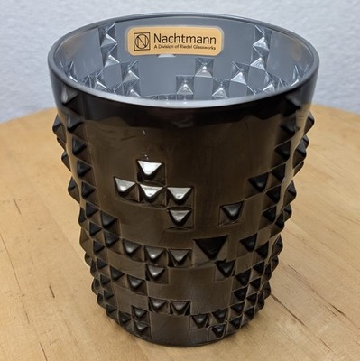 Nachtmann Punk Whisky Tumbler Kristall Gunmetal Glas Modern Barware Riedel