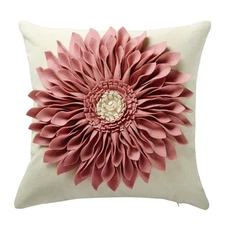 OiseauVoler 3D Sunflower Handmade Throw Pillow Covers Decorative Cushion Cases P