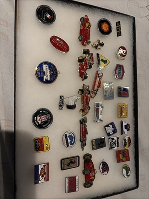 35 Formula One F1 Pin Backs Button Badges 1980s Turbo Era Teams Look Senna