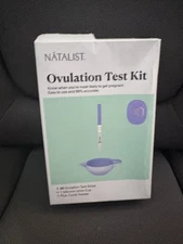 NATALIST Ovulation Test Kit - 30 TEST STRIPS NEW Unopened cycle tracker Easy Use