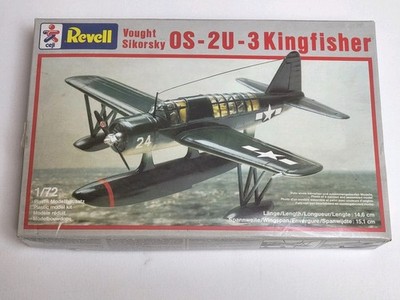 Vintage Revell 4168 1:72 Vought Sikorsky OS-2U-3 Kingfisher Modellbausatz in OVP