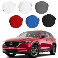 TOPUS Front Bumper Tow Hook Cover for Mazda CX-5 CX5 2017 2018 2019 2020 Black