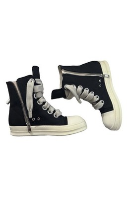 Rick Owens DRKSHDW Ramones Canvas Jumbo Laces EU 38