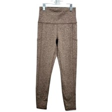 Aerie Offline The Hugger High Waisted Pocket Leggings Size S Brushed Brown