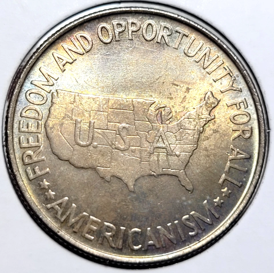 1952 Washington Carver 90% Silver US Commemorative Half Dollar 50c Coin - Image 4 of 4