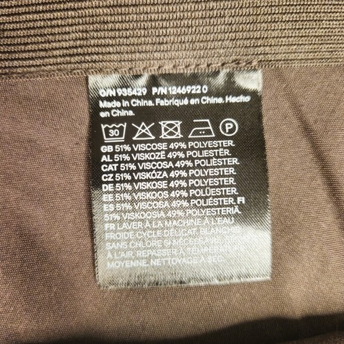 H&M Black Midi Satin Skirt EU Size L - Picture 4 of 7