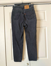 Vintage Levi’s women’s Slim Fit Tapered Jeans Gray made in USA 5-Pocket size S