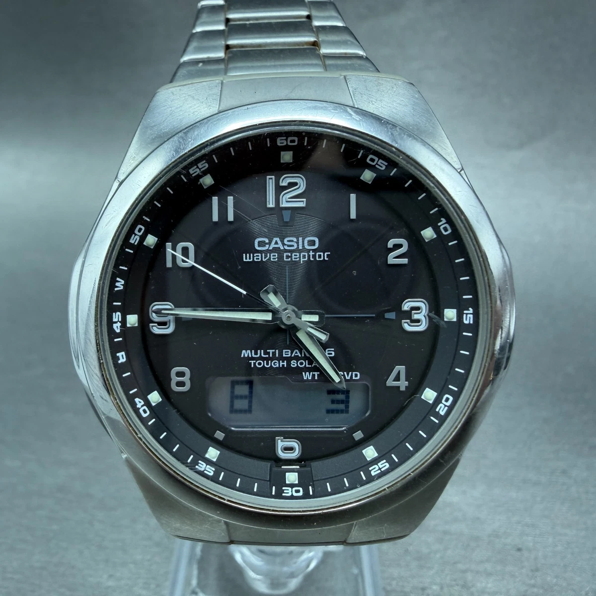 Digital Men Casio Wave Ceptor Wristwatches for sale | eBay