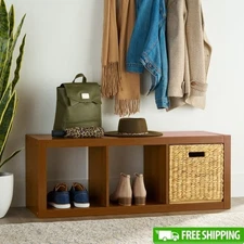 3-Cube Storage Organizer Modern Bookcase Home Office Easy Assembly Shelves New