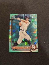 2022 Bowman Draft Sapphire Jace Jung 1st BDC-15 Tigers Aqua Refractor 1/20