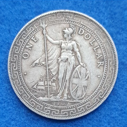 1902 Great Britain Silver Trade Dollar