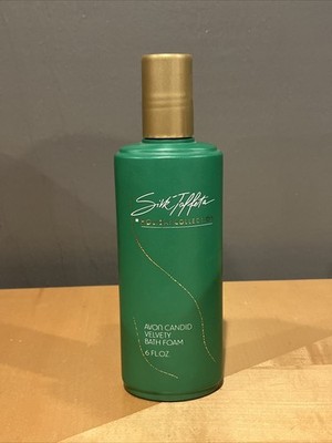 Rare Holiday Collection Avon Candid Velvety Bath Foam 6 Oz 1990s New Old Stock