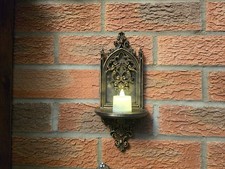 Gothic Arch Shelf: Cathedral Wall Decor