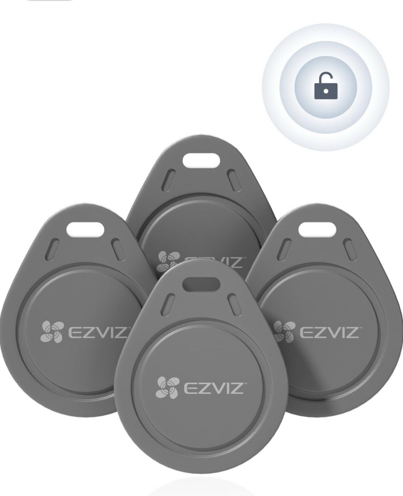 Badge RFID EZVIZ CP7 HP7 pour ouvrir votre portail sans clé lot de 4