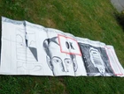 Vintage OK SODA Promotional Vinyl Ad Banner 155" x 34" Coca Cola, Daniel Clowes
