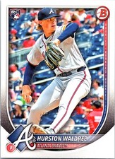 Hurston Waldrep 2025 Bowman #61 Atlanta Braves RC