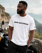 Bmw Motorrad Print T Shirt Mens Size L New White Genuine