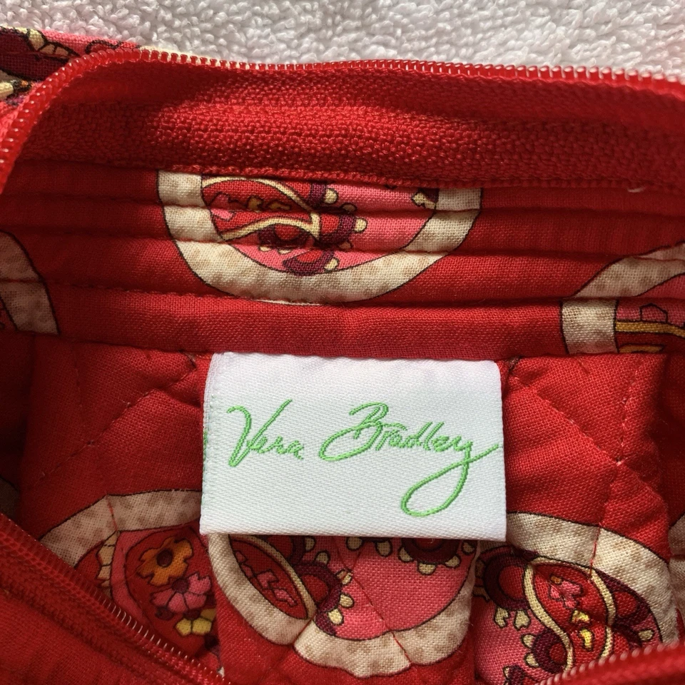 NUEVO Bolso Baguette Vera Bradley Frannie Rosa Rosy Posies Y2K Acolchado Preppy Nuevo con Etiquetas Foto 4 de 4