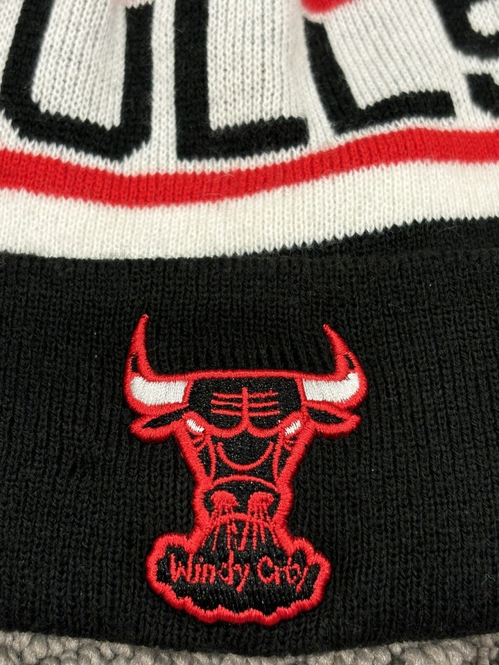 Chicago Bulls Windy City Warm Winter Knitted Beanie Pom Pom eBay