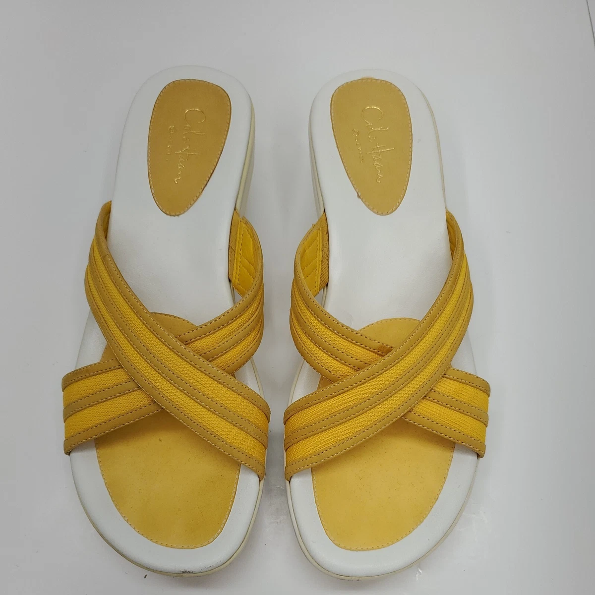 Cole Haan G Series Yellow Sandals Women's Size 7.5 | eBay